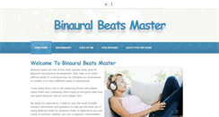 Desktop Screenshot of binauralbeatsmaster.com